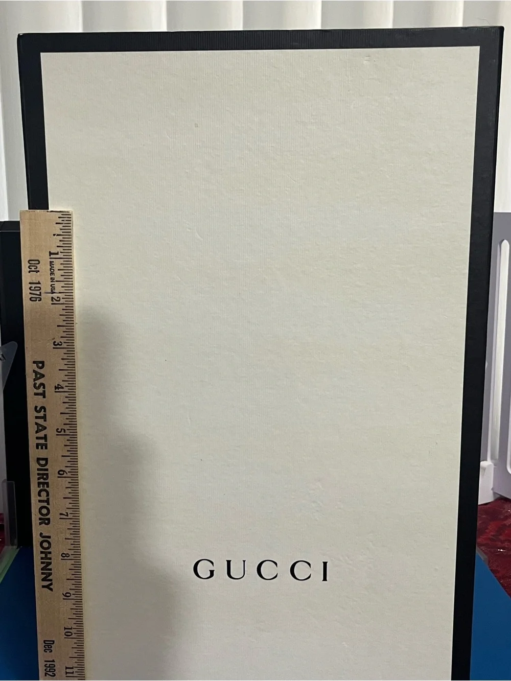 Gucci Beige GG Supreme Backpack with Green and Red Web